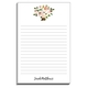 Pink Bouquet Notepad Image 2 of 2